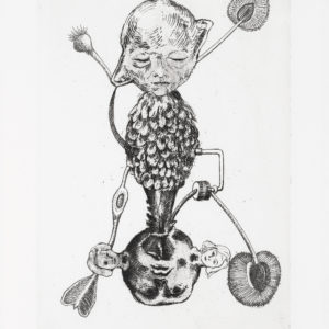 Druckgrafik Galante Nase, Sir Uhu