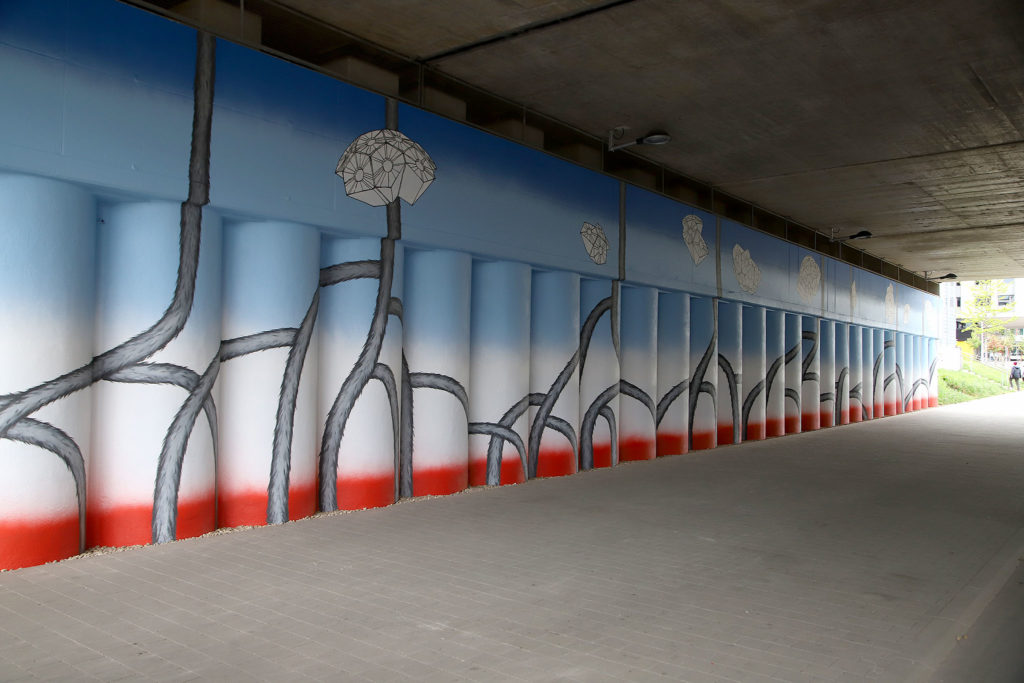 Kunst im öffentlichen Raum - Unterführung am Tabor neu gestaltet