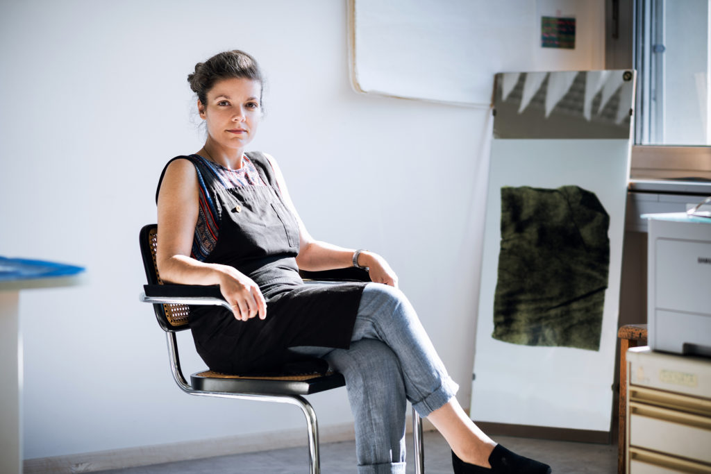 Renata Darabant in ihrem Atelier