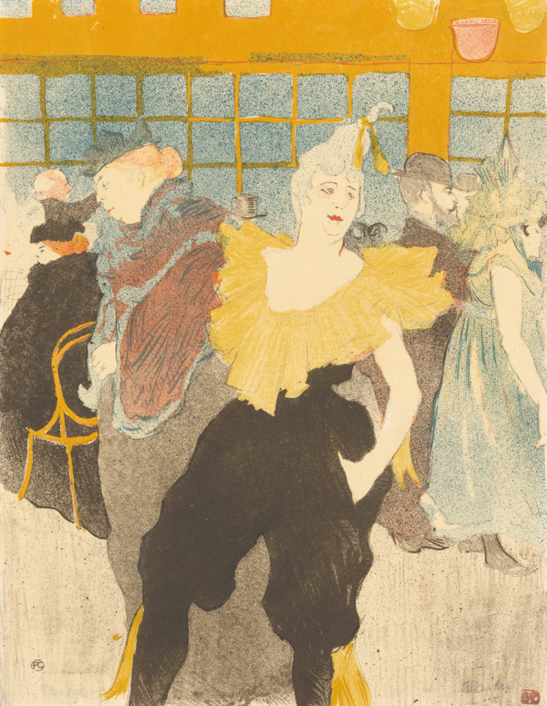 Henri de Toulouse-Lautrec La Clownesse au Moulin Rouge, 1897