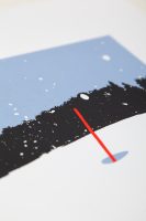 Snow Sign, Siebdruck, Anna Luise Schnur