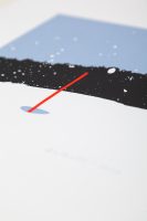 Snow Sign, Siebdruck, Anna Luise Schnur